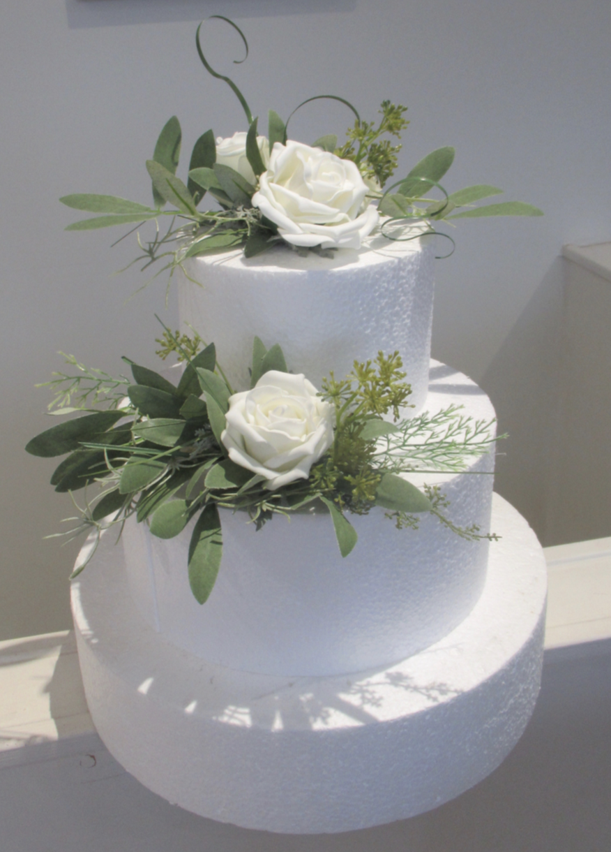 Rose & Olive Leaves Cake Flowers CAKE106
